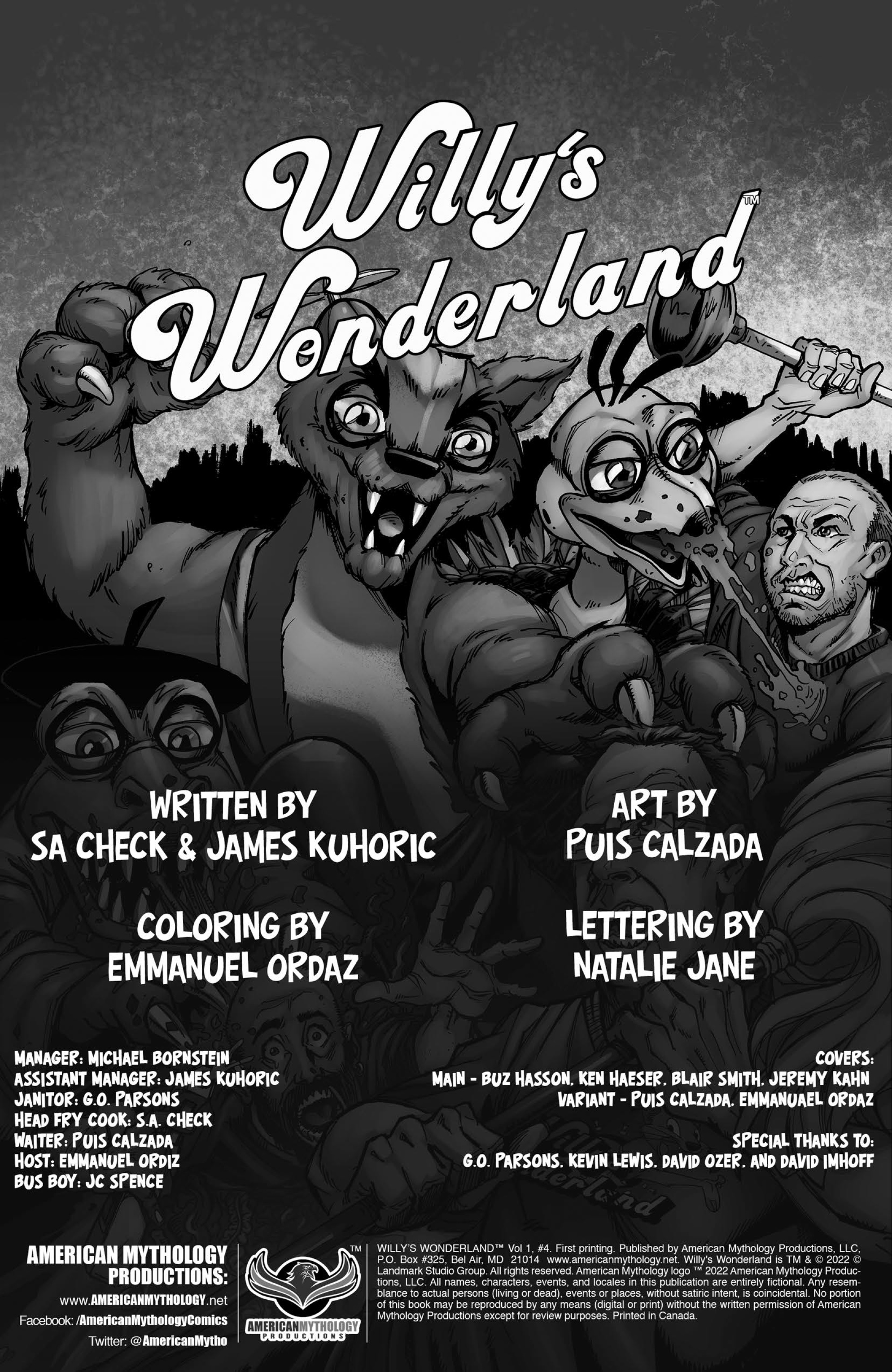 Willy's Wonderland (2021-): Chapter 4 - Page 2
