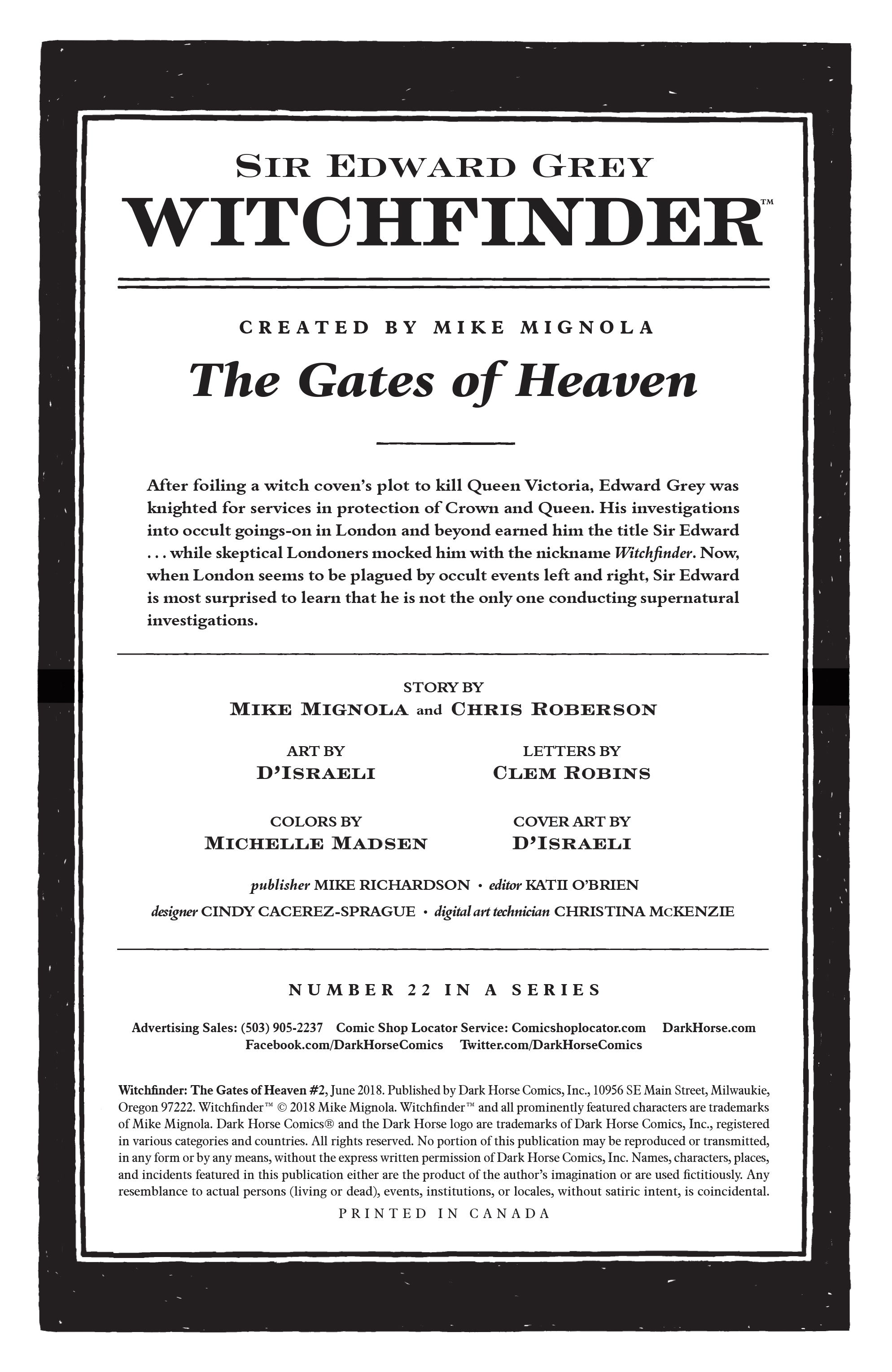 Witchfinder: The Gates of Heaven (2018-): Chapter 2 - Page 2