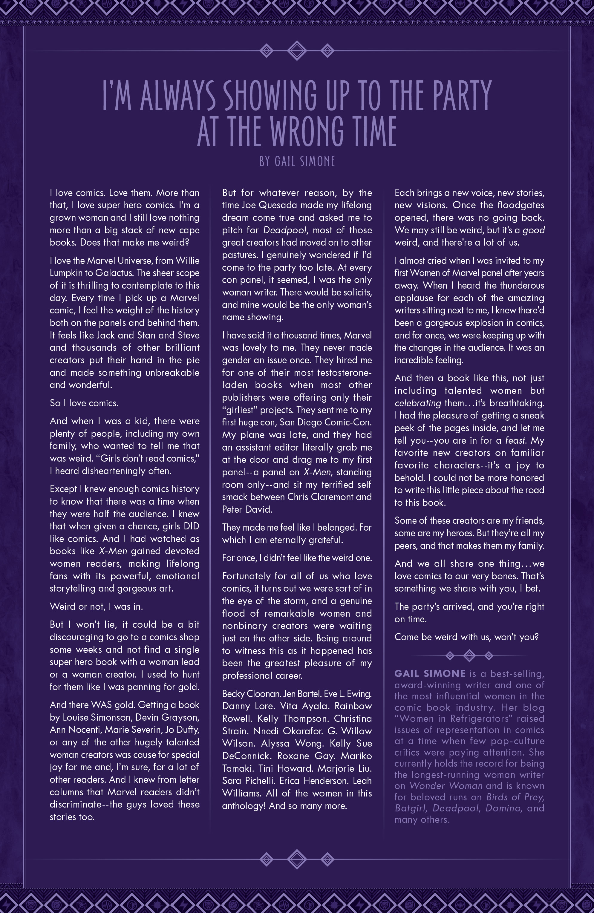 Women of Marvel (2022-): Chapter 1 - Page 2