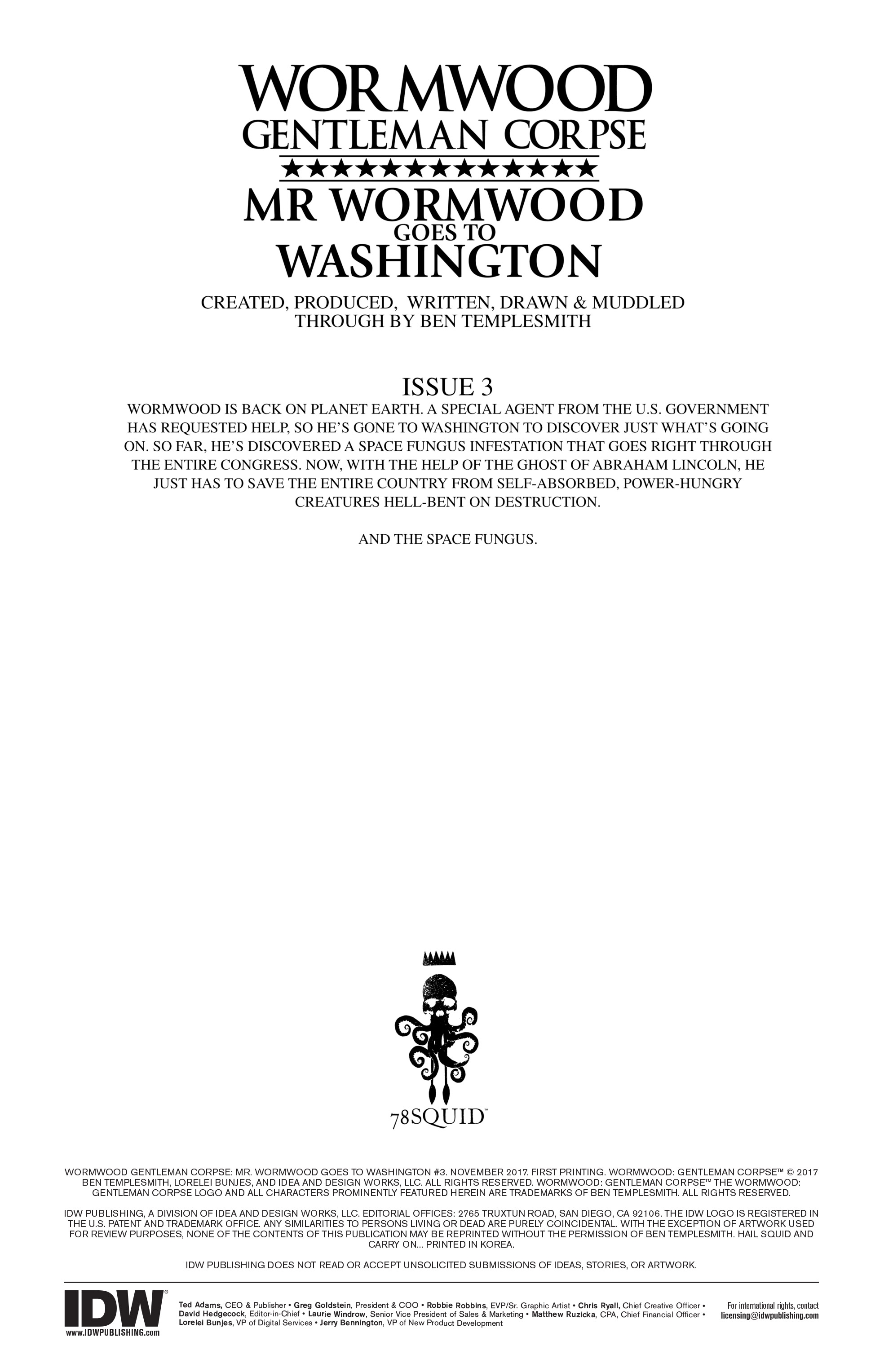 Wormwood, Gentleman Corpse: Mr. Wormwood Goes to Washington (2017): Chapter 3 - Page 2