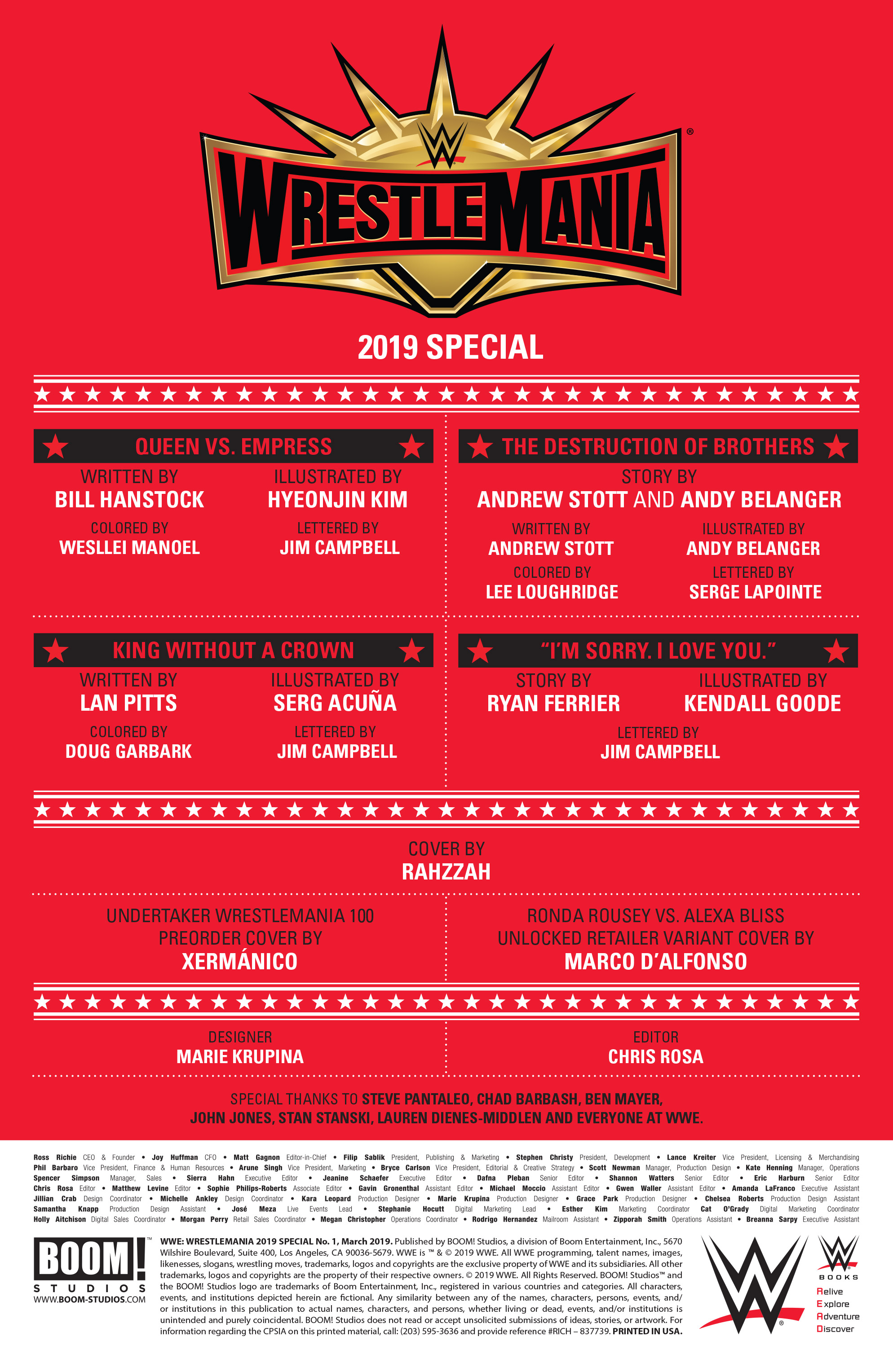 WWE Wrestlemania 2019 Special: Chapter 1 - Page 2