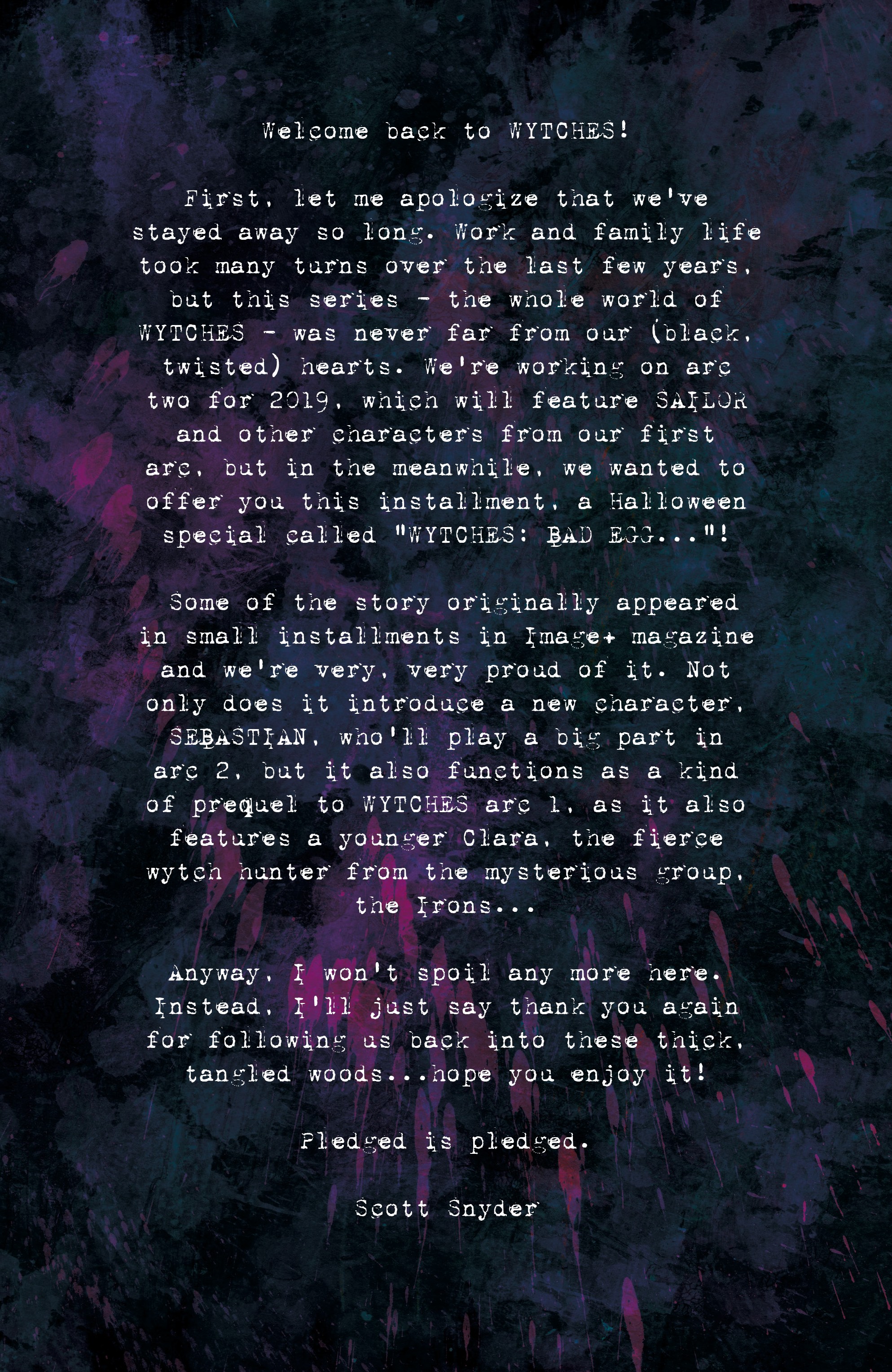 Wytches: Bad Egg Halloween Special (2018): Chapter 1 - Page 2