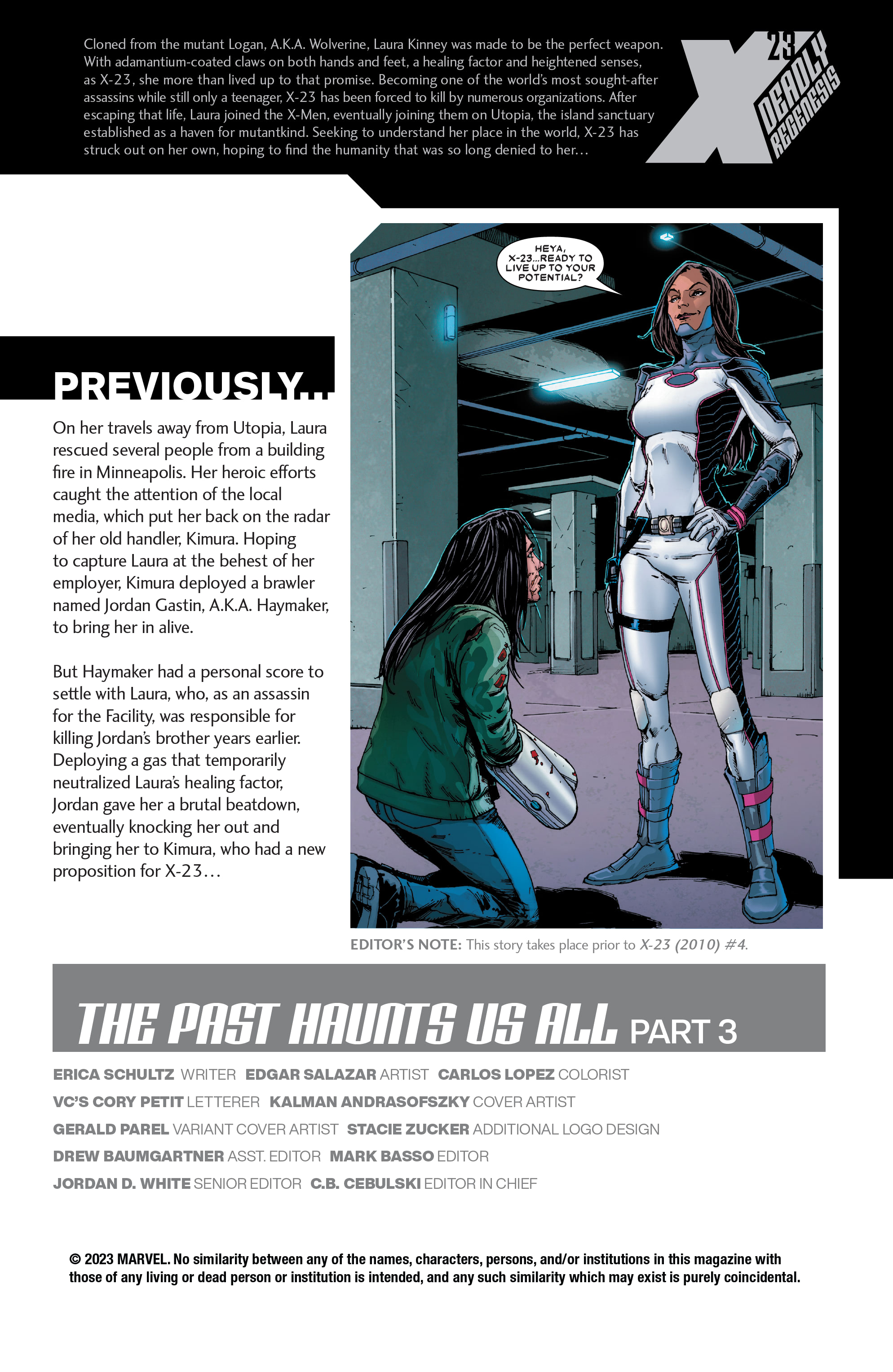 X-23: Deadly Regenesis (2023-): Chapter 3 - Page 2
