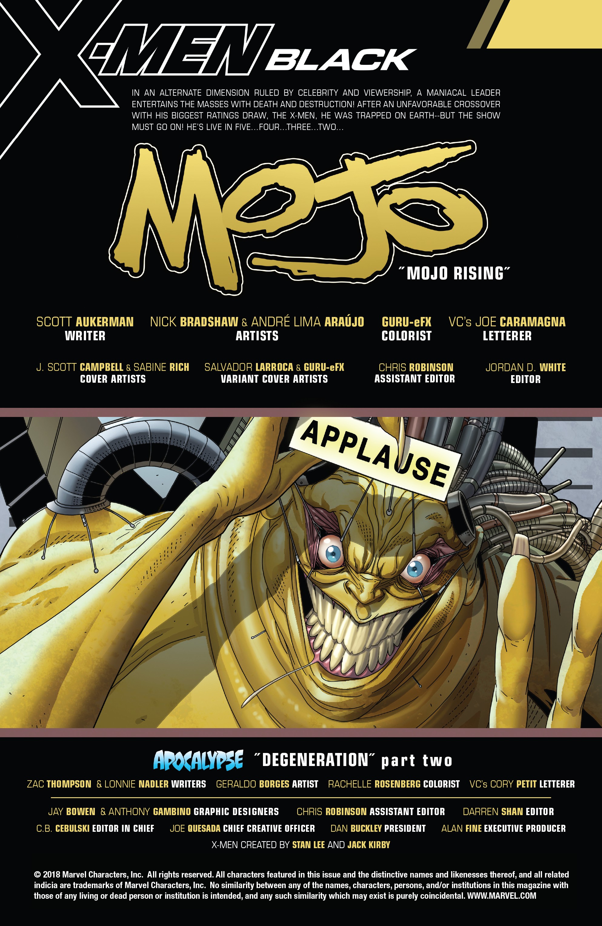 X-Men: Black - Mojo (2018): Chapter 1 - Page 2