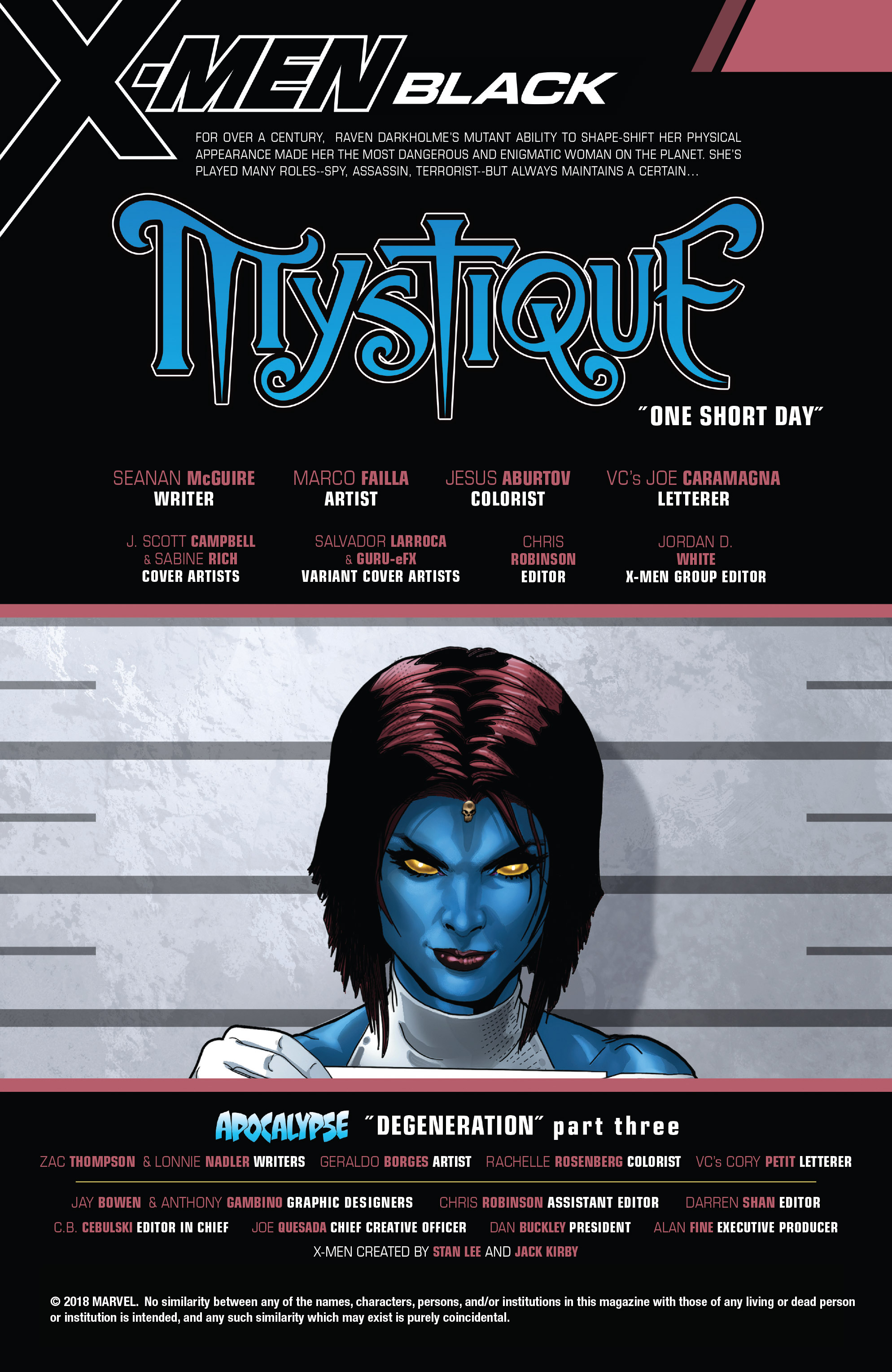 X-Men: Black - Mystique (2018): Chapter 1 - Page 2