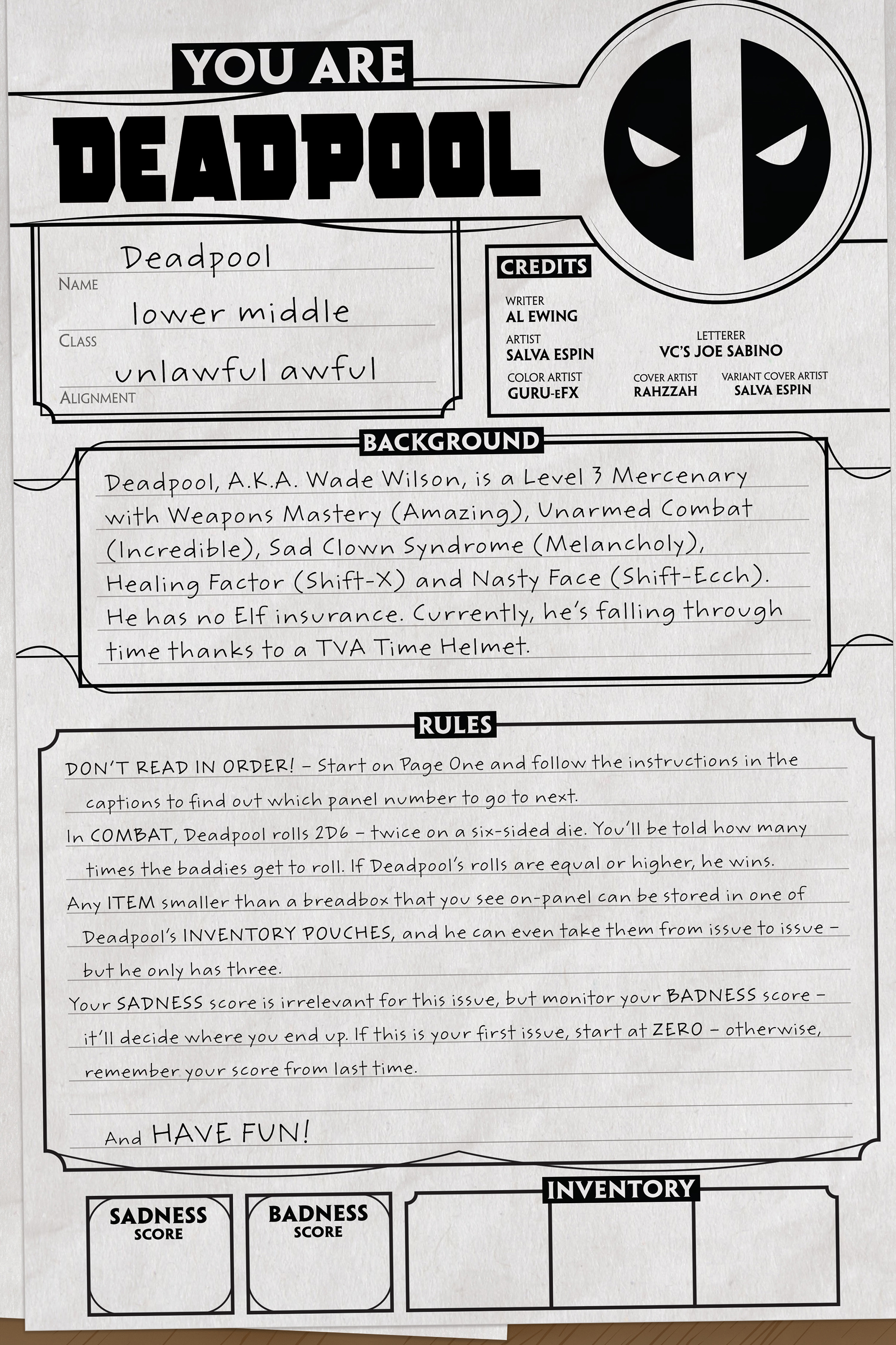 You Are Deadpool (2018): Chapter 3 - Page 2