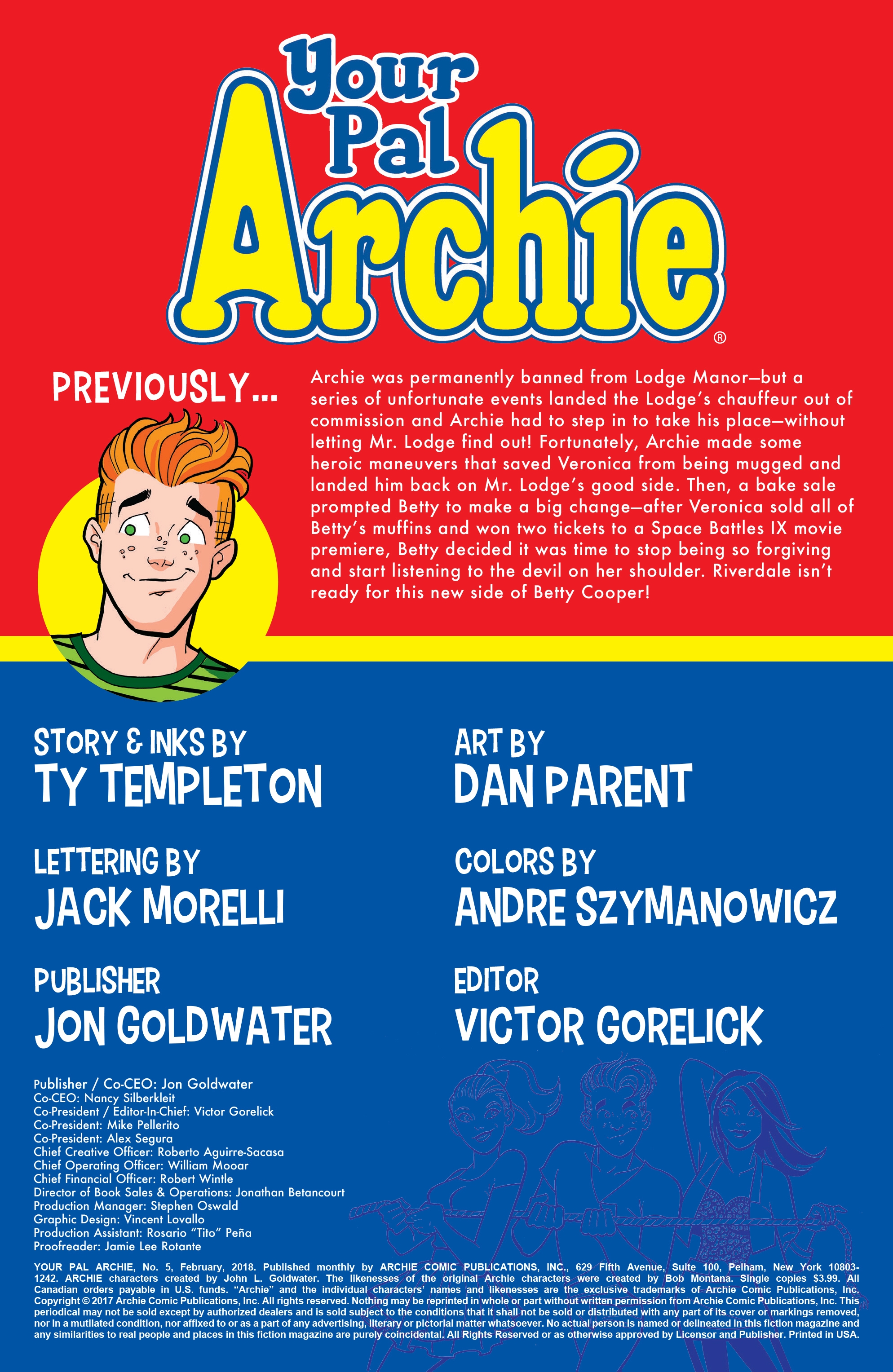Your Pal Archie (2017): Chapter 5 - Page 2
