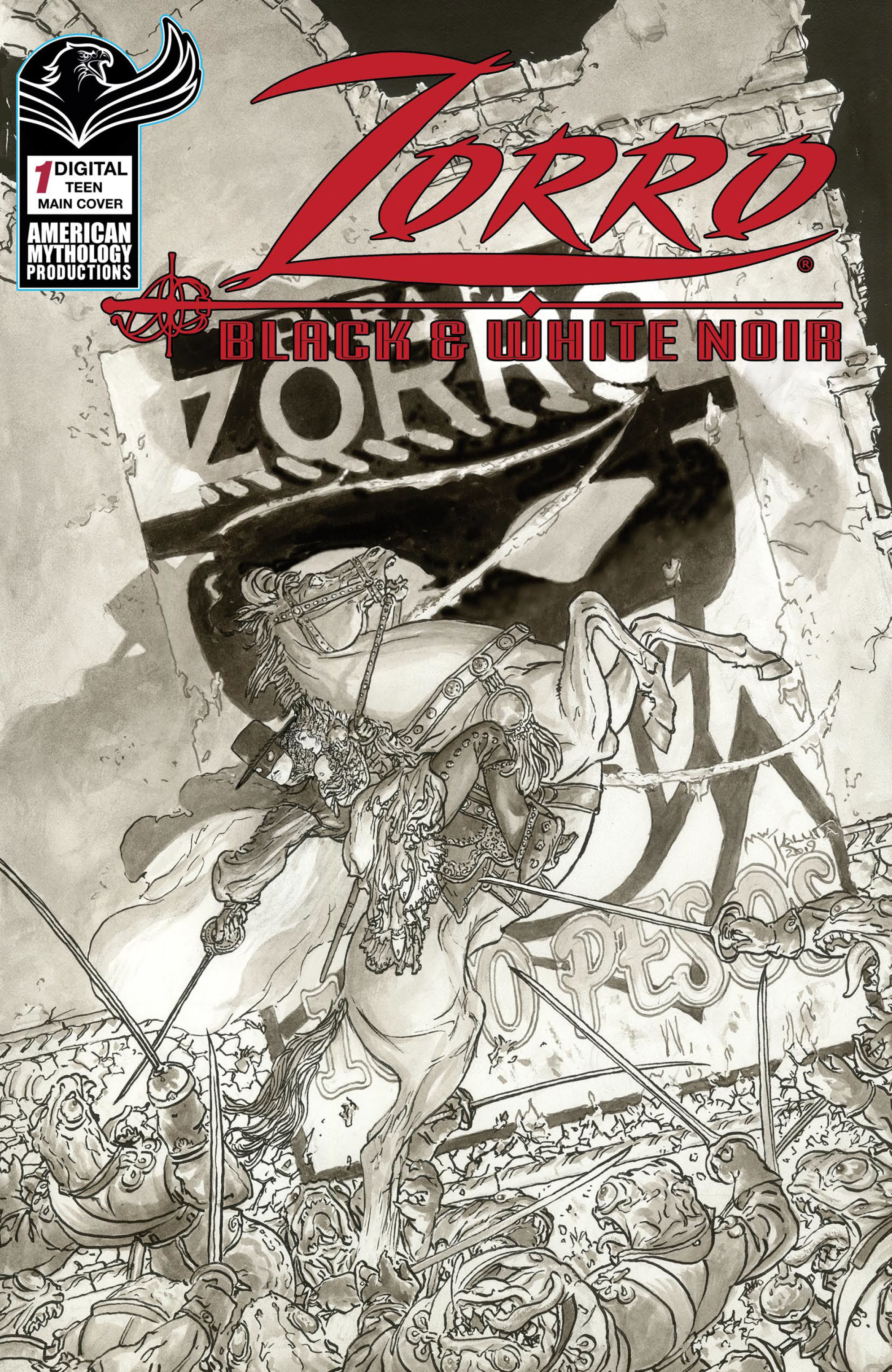 Zorro Black and White Noir (2022-): Chapter 1 - Page 1
