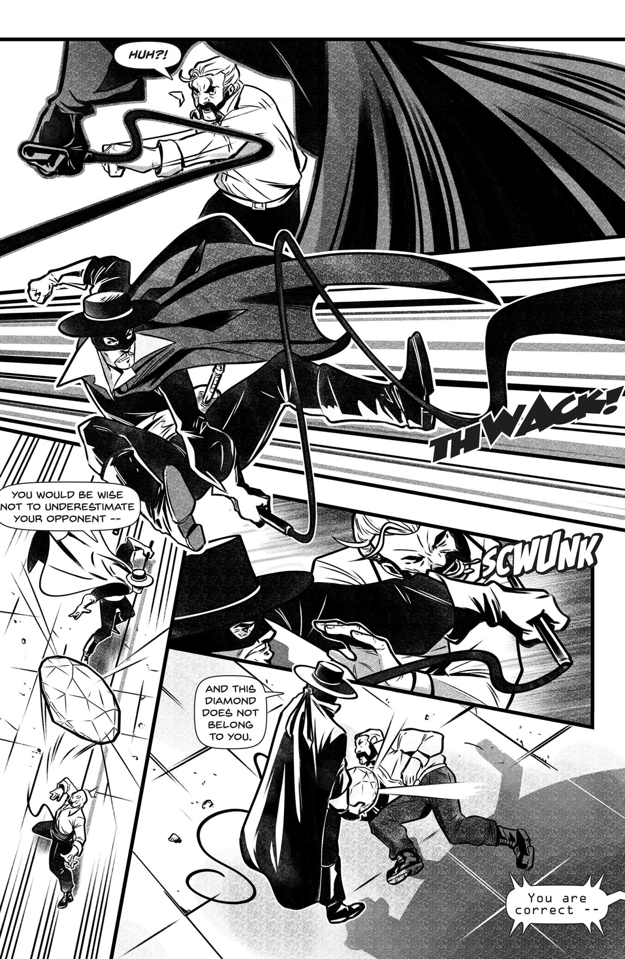Zorro Black and White Noir (2022-): Chapter 1 - Page 5