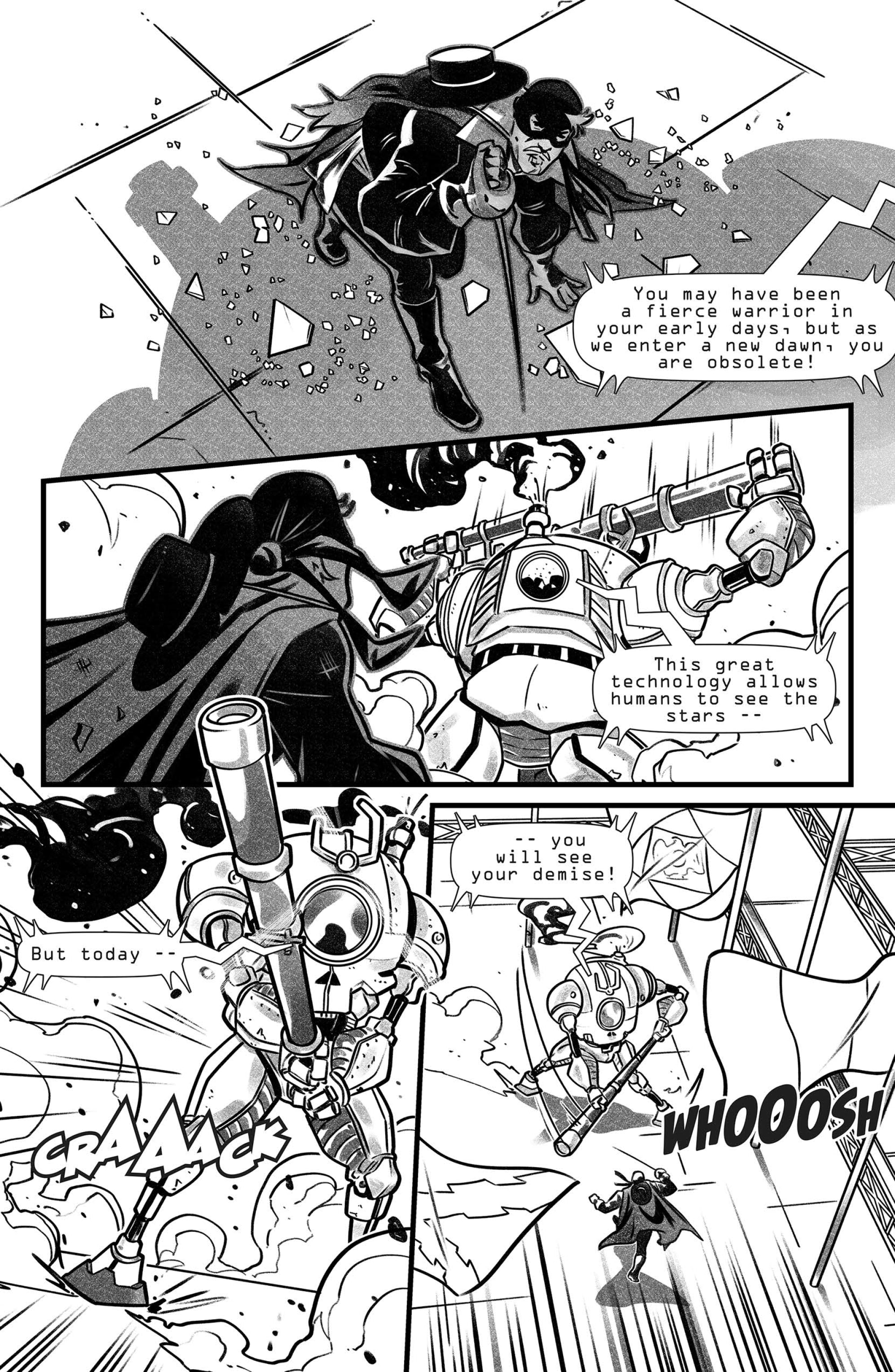 Zorro Black and White Noir (2022-): Chapter 1 - Page 8