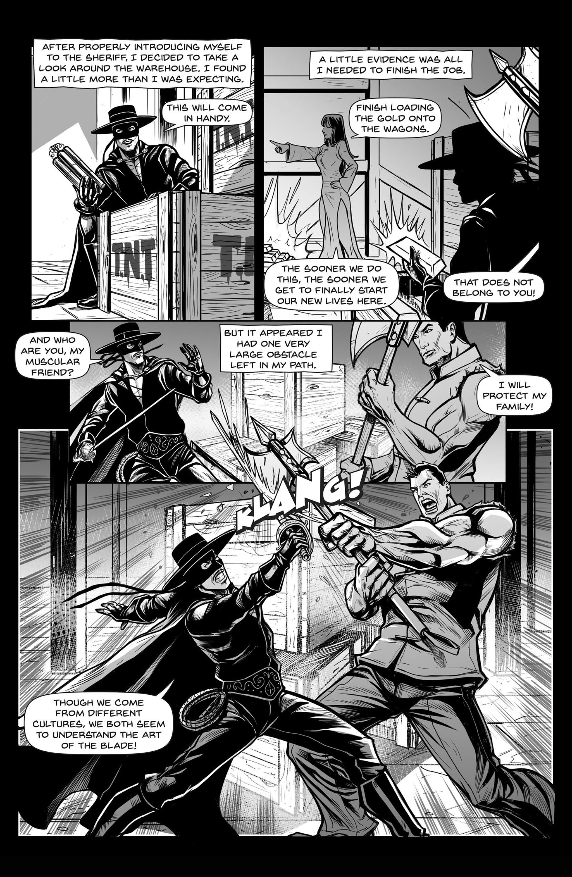 Zorro Black and White Noir (2022-): Chapter 1 - Page 16