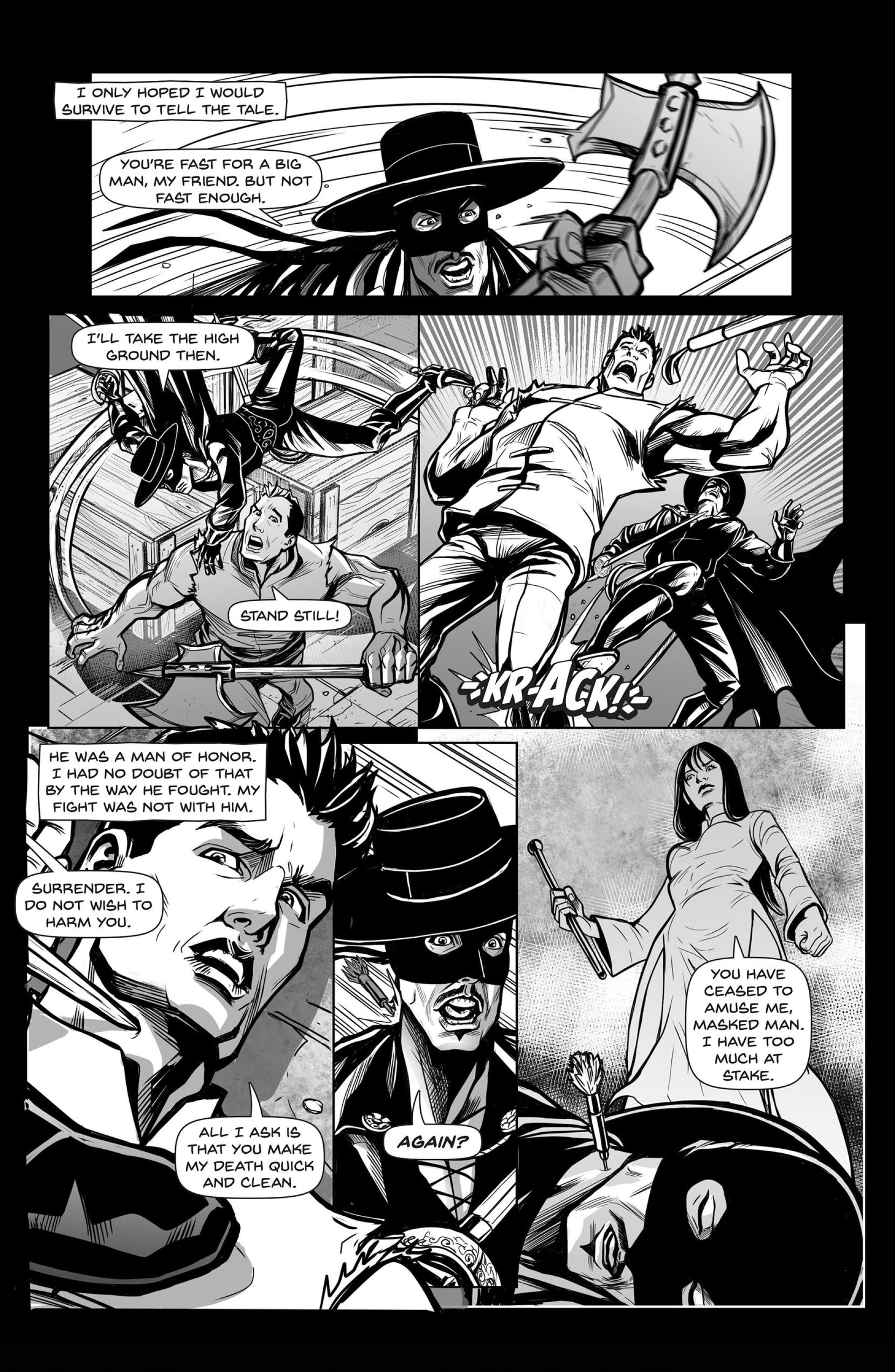 Zorro Black and White Noir (2022-): Chapter 1 - Page 17