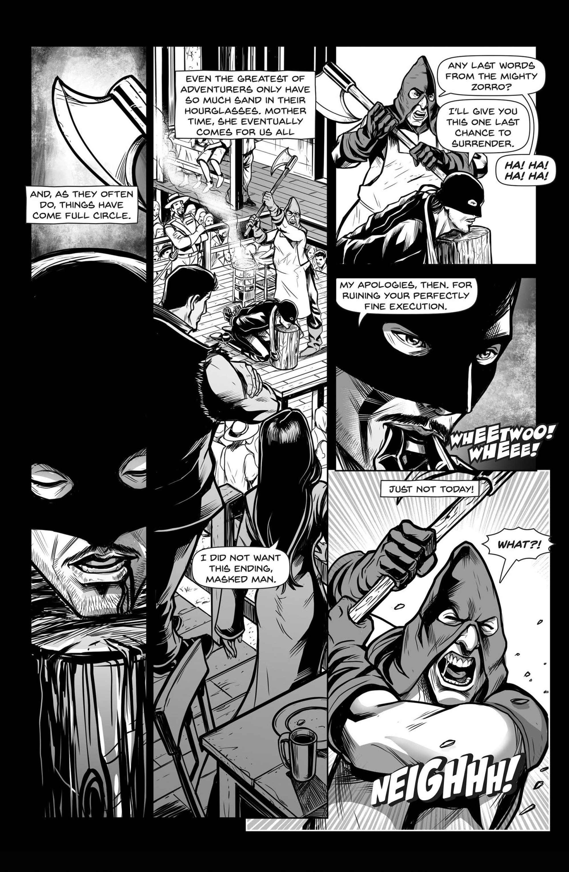 Zorro Black and White Noir (2022-): Chapter 1 - Page 18