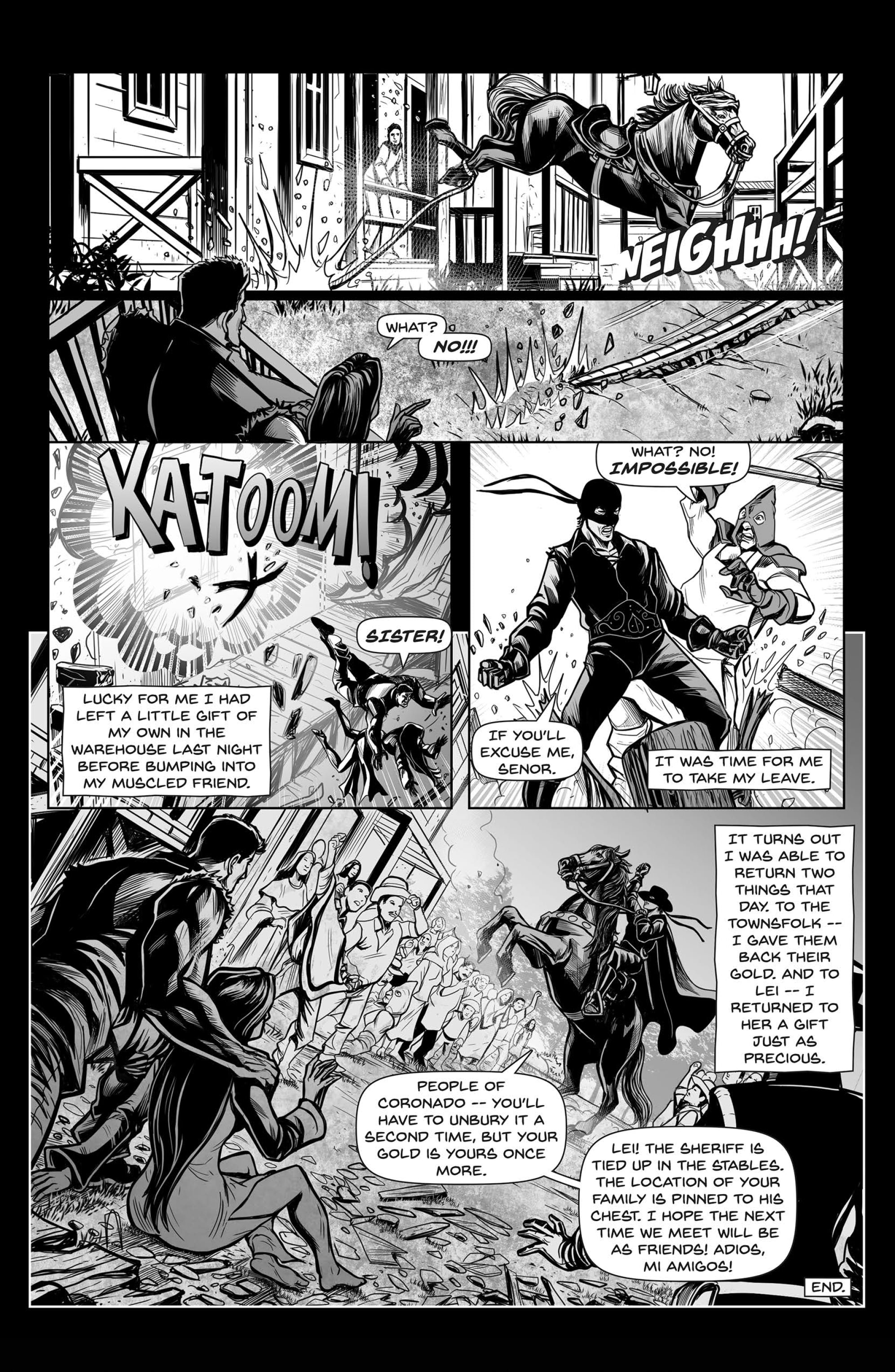 Zorro Black and White Noir (2022-): Chapter 1 - Page 19