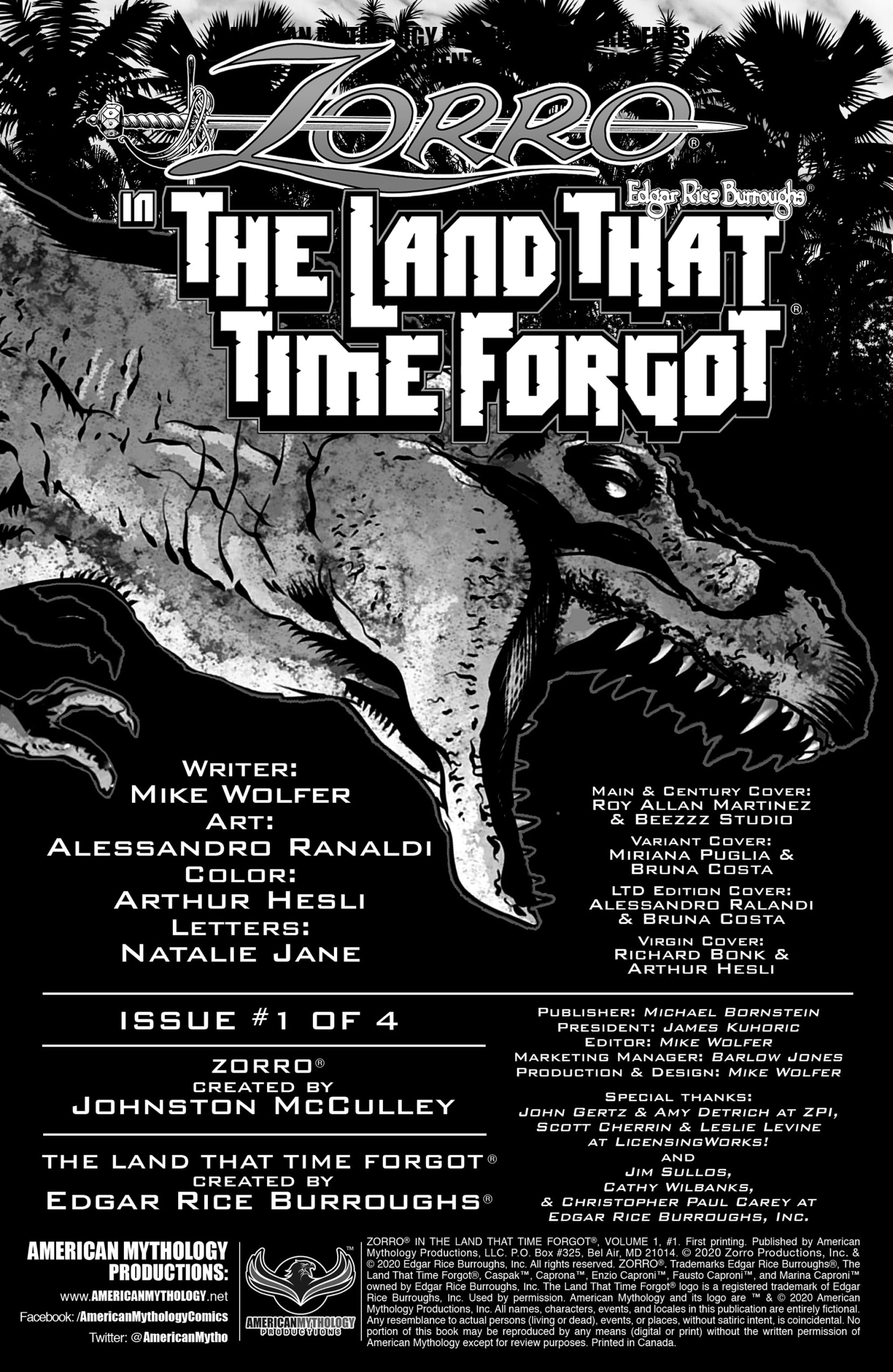 Zorro in the Land That Time Forgot (2020-): Chapter 1 - Page 2