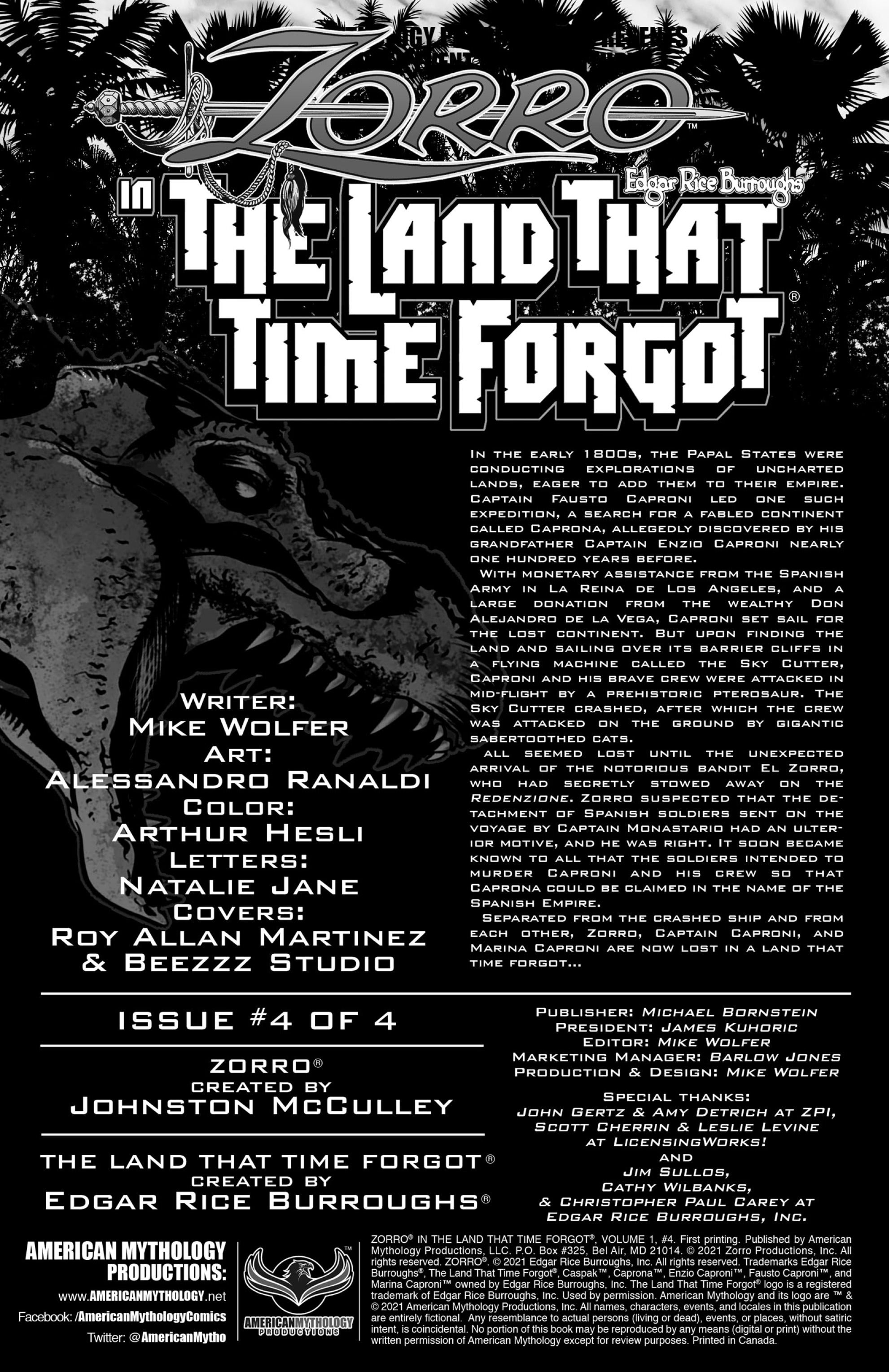 Zorro in the Land That Time Forgot (2020-): Chapter 4 - Page 2