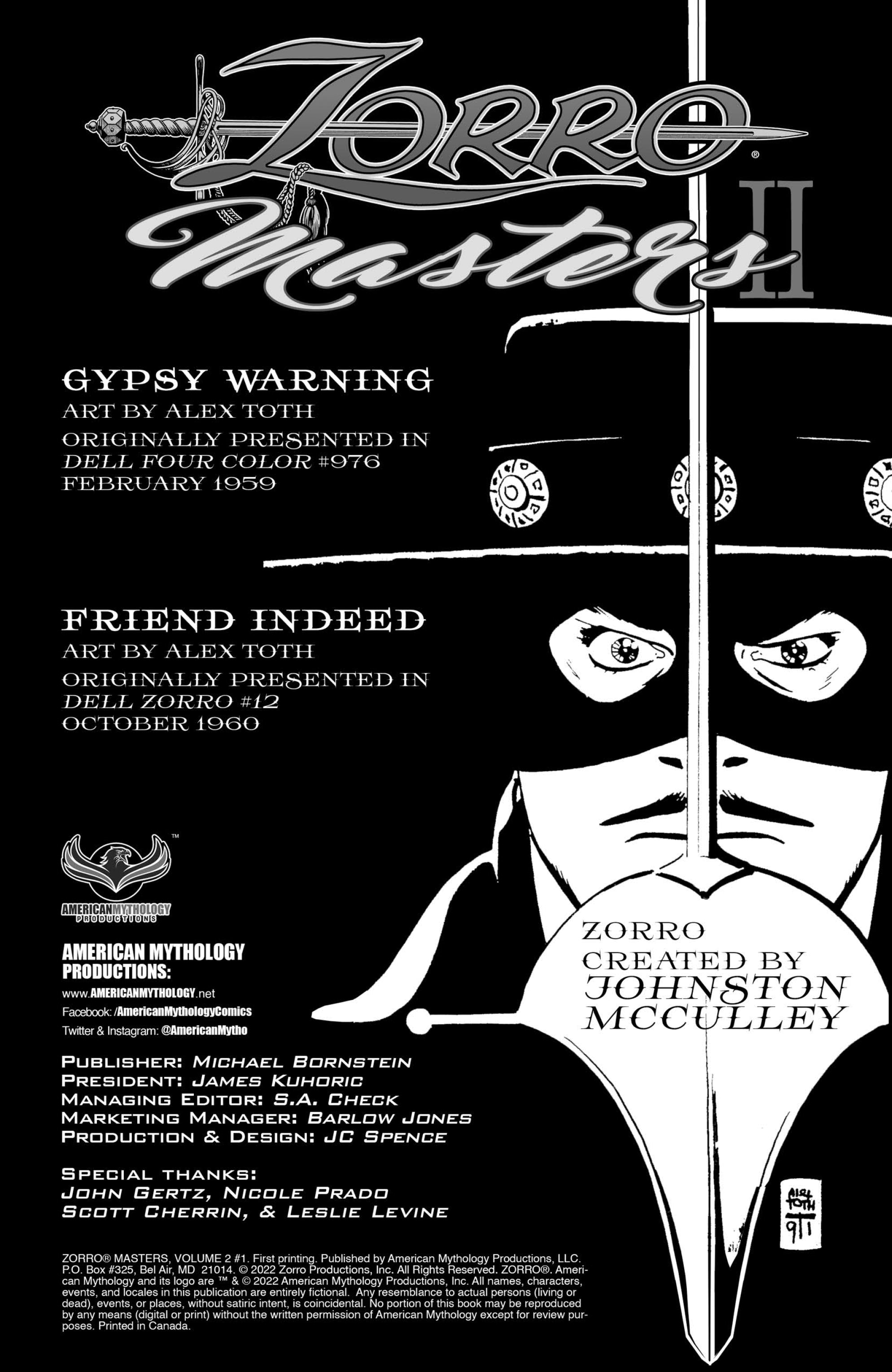Zorro Masters Vol. 2 (2022-): Chapter 1 - Page 2