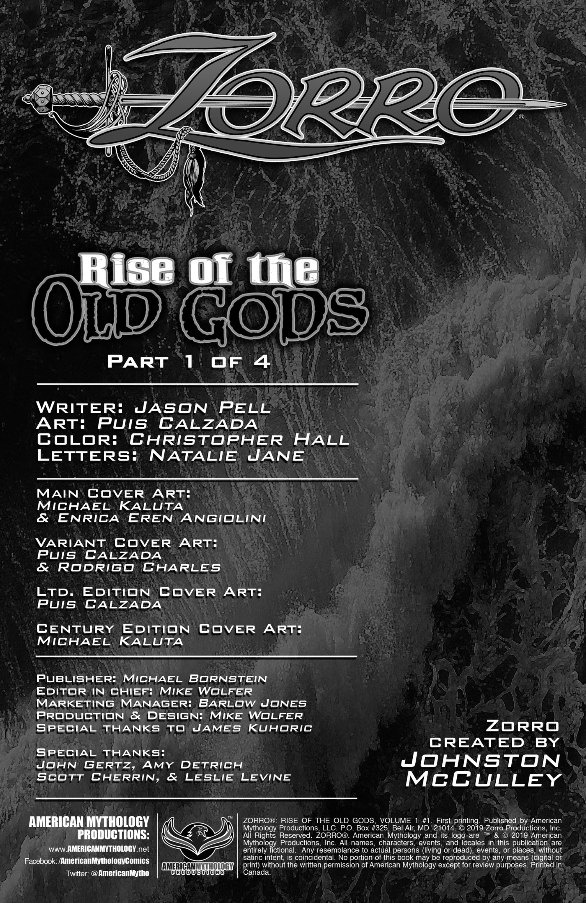 Zorro: Rise of the Old Gods (2019-): Chapter 1 - Page 2