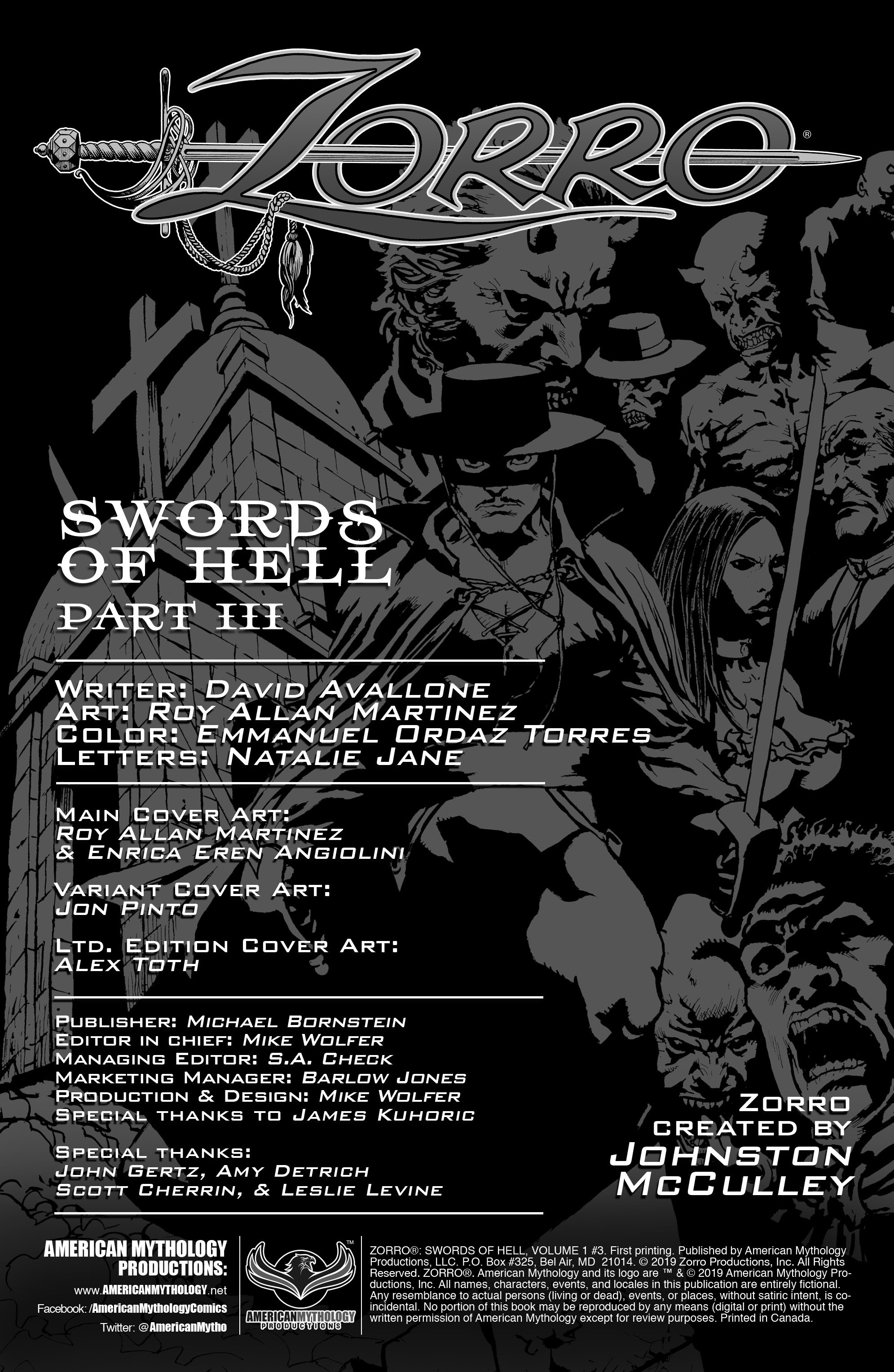 Zorro: Swords of Hell (2018-): Chapter 3 - Page 2